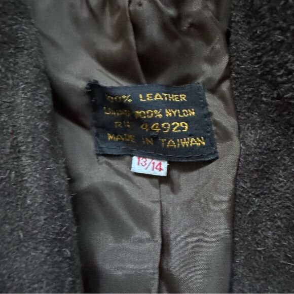 Vintage 70s Cocoa Brown Suede Lapel Jacket Medium - Picture 3 of 5